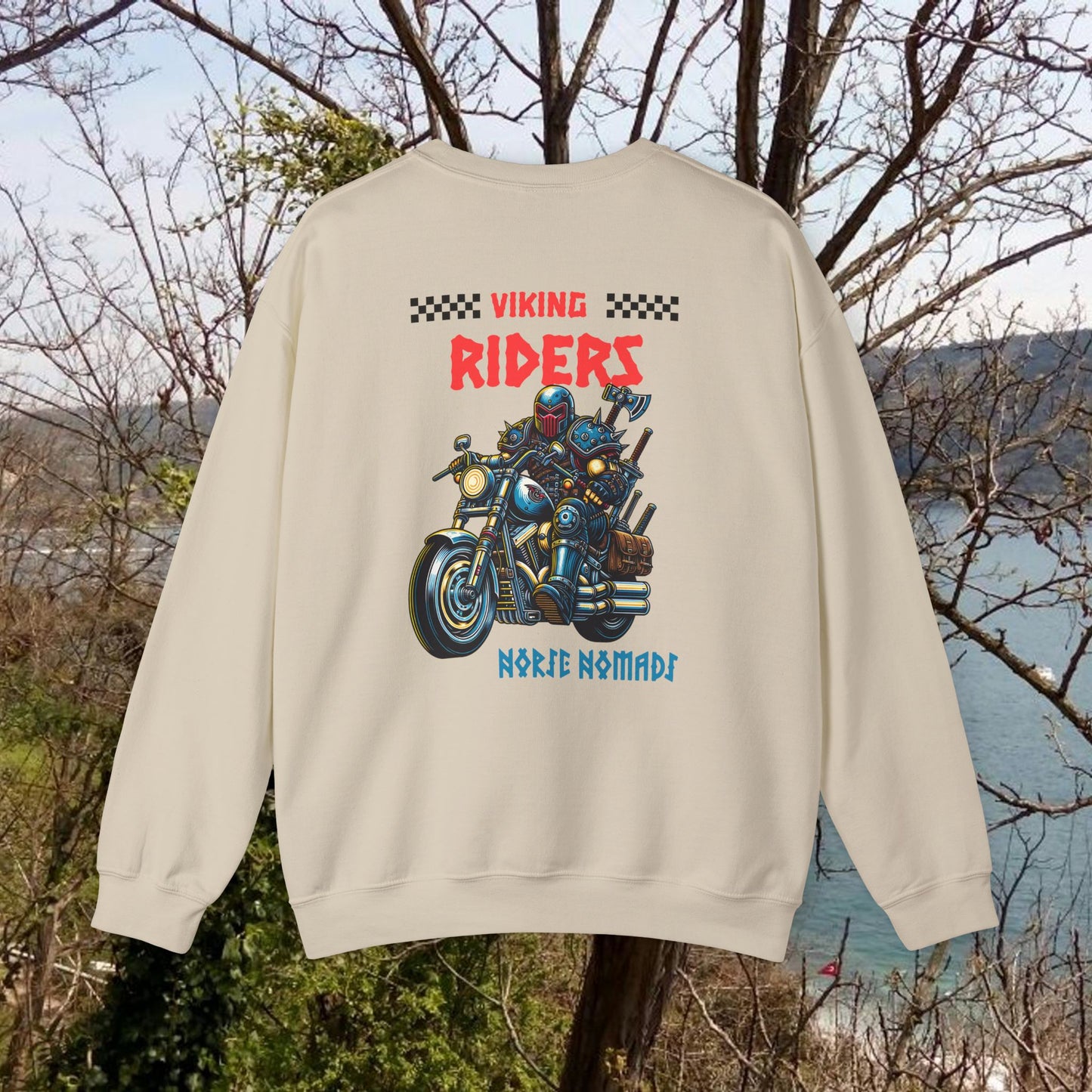 Viking Riders Unisex Crewneck Sweatshirt | Norse Mythology Jumper