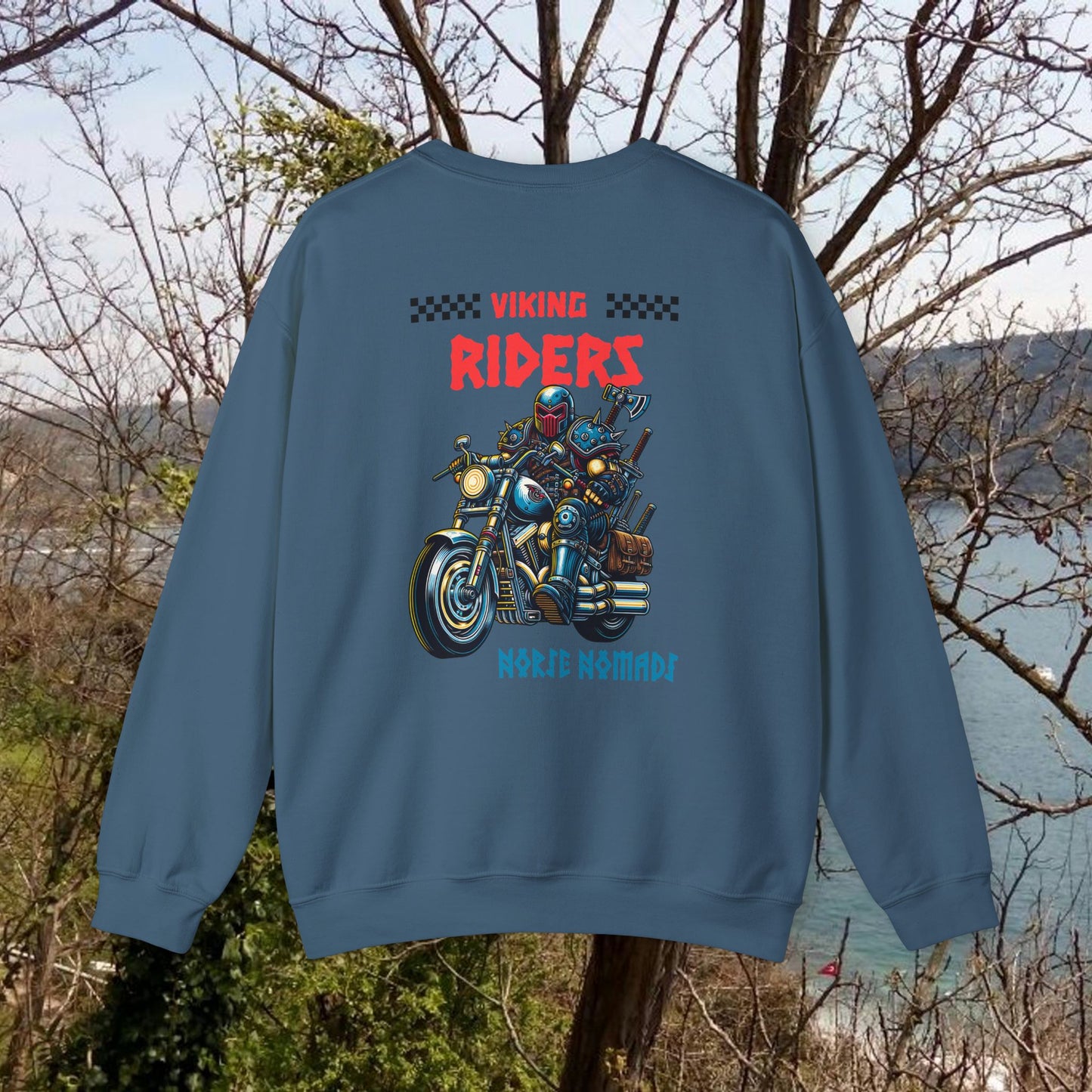 Viking Riders Unisex Crewneck Sweatshirt | Norse Mythology Jumper