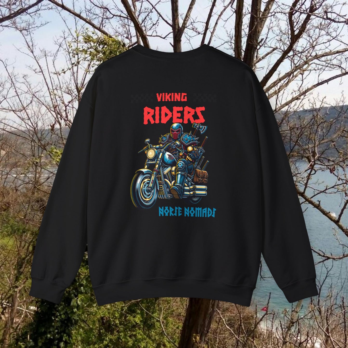 Viking Riders Unisex Crewneck Sweatshirt | Norse Mythology Jumper