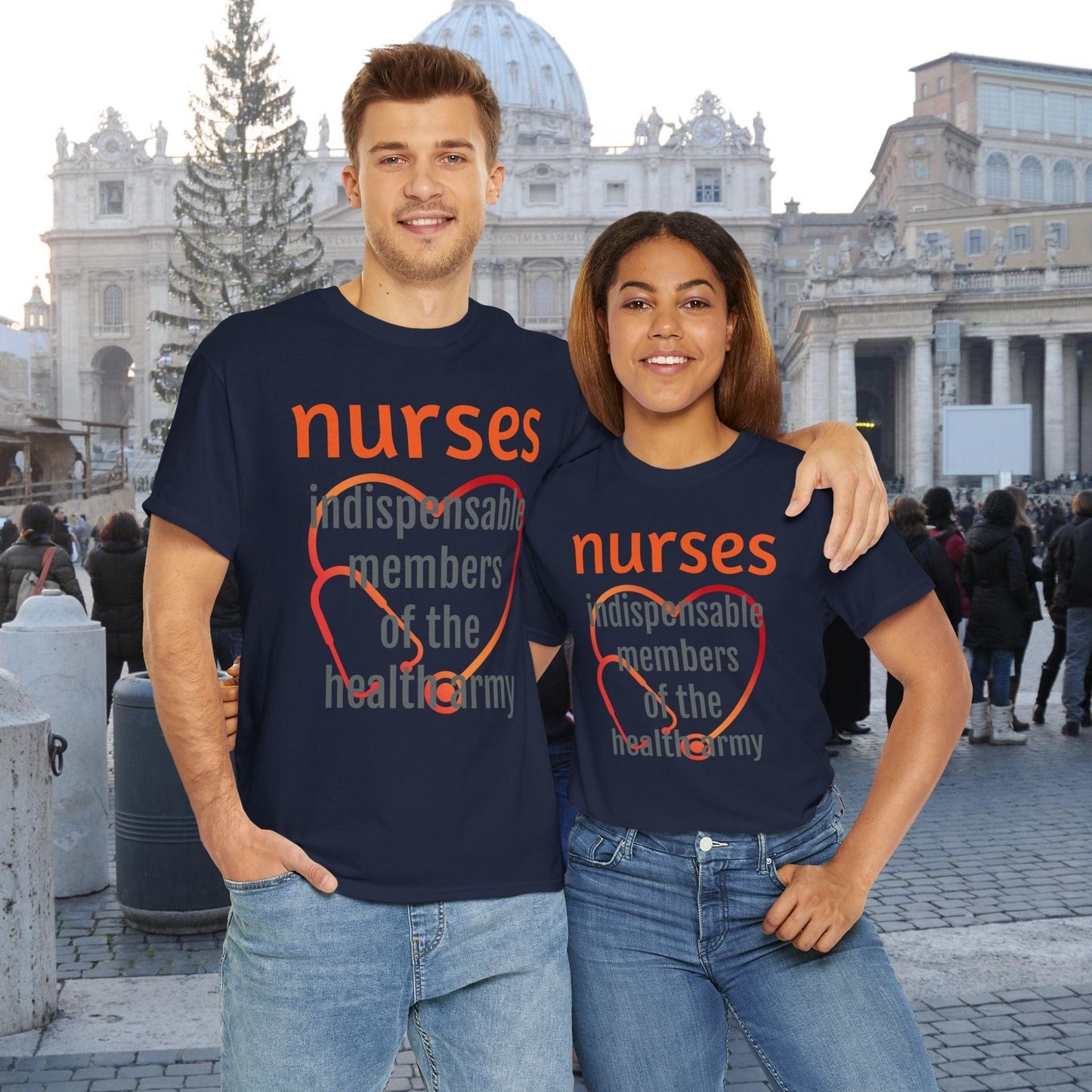 Printify T-Shirt Nurse Cotton Tee - Ideal Gift for Health Army