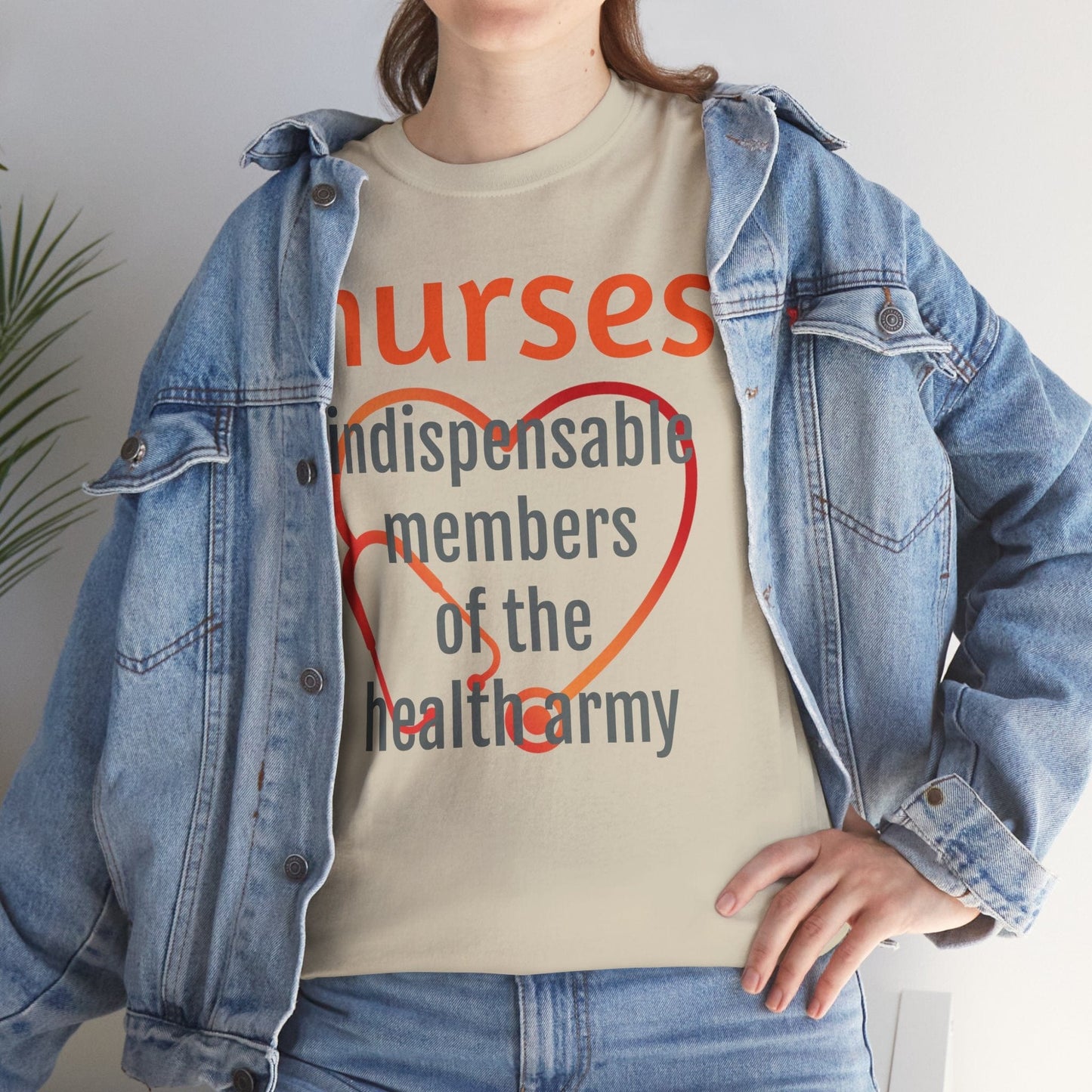 Printify T-Shirt Nurse Cotton Tee - Ideal Gift for Health Army