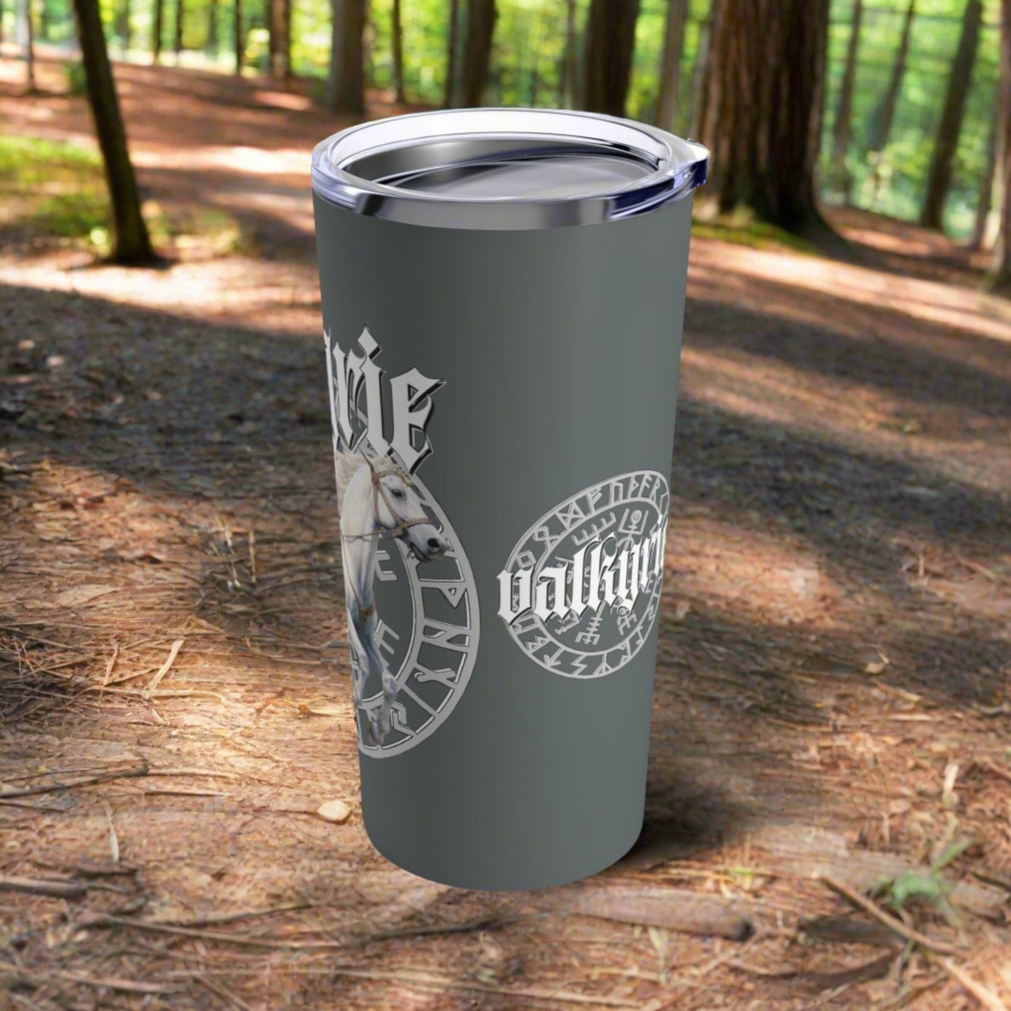 Printify Tumbler Valkyrie Tumbler A Mythical Gift for Viking Lovers!