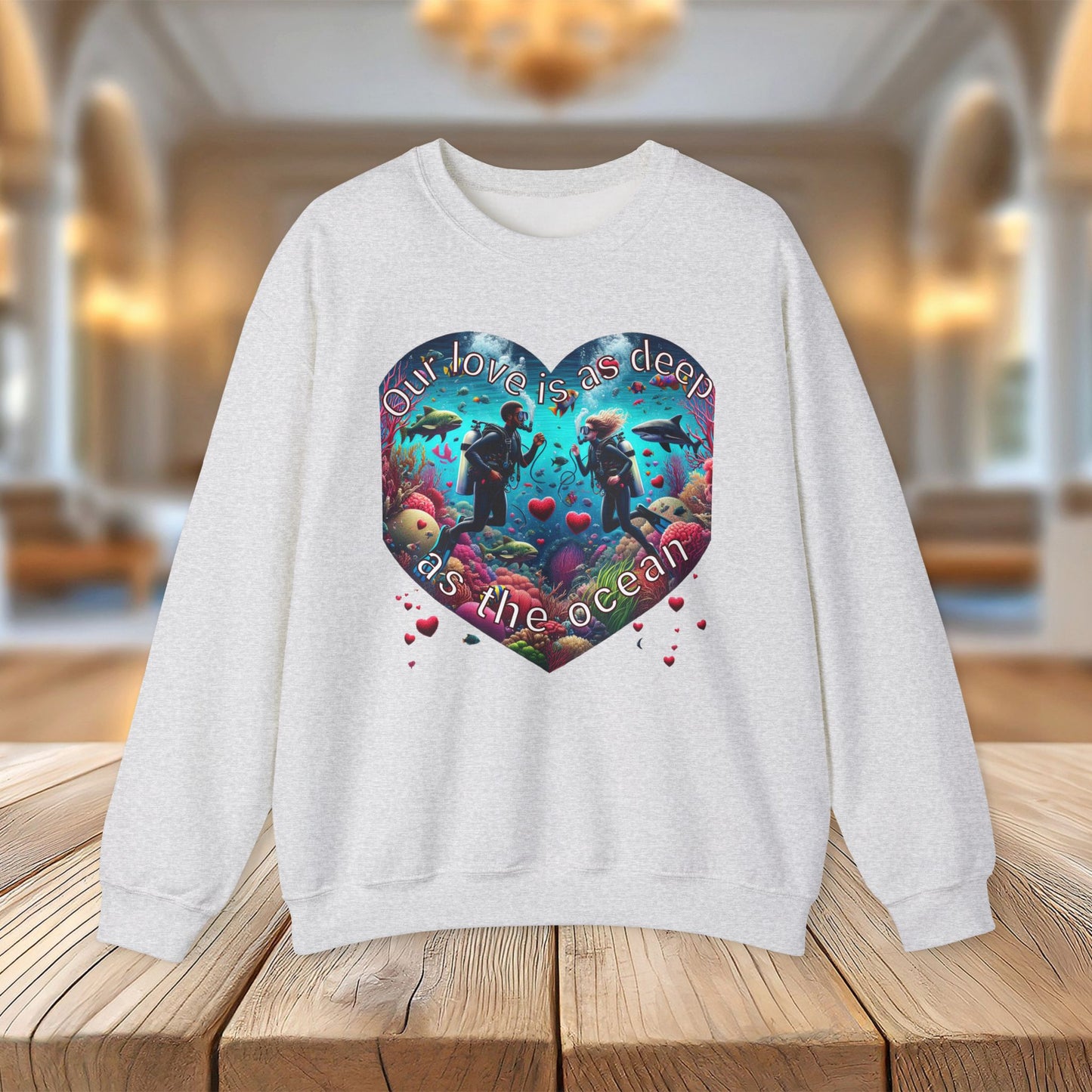 Valentine Day Heart Sweatshirt