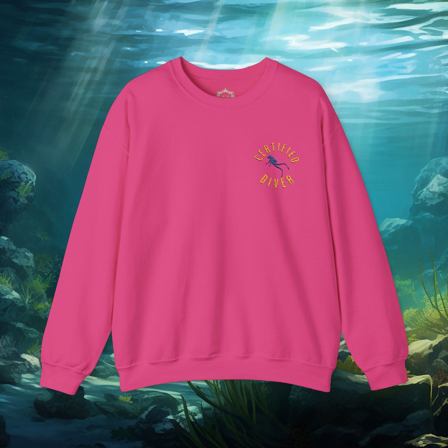 Certified Diver Embroidered Sweatshirt 