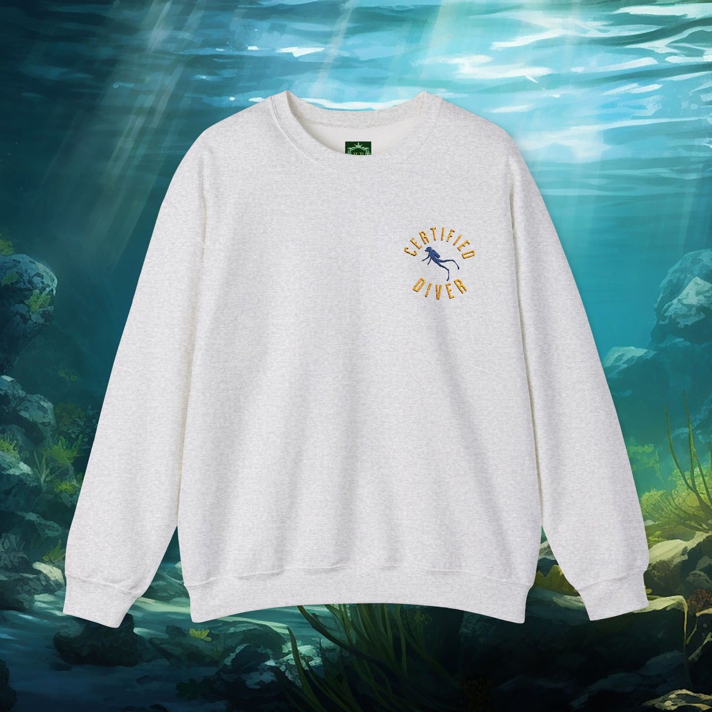 Certified Diver Embroidered Sweatshirt 