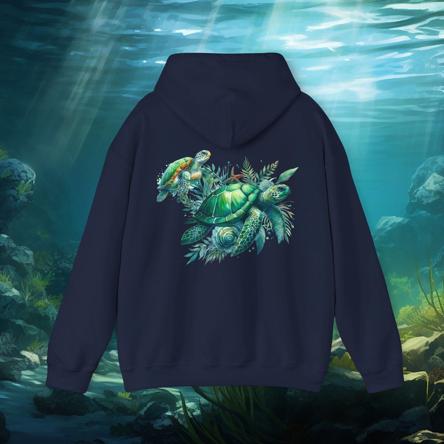 Sea Turtle Hooded Sweatshirt