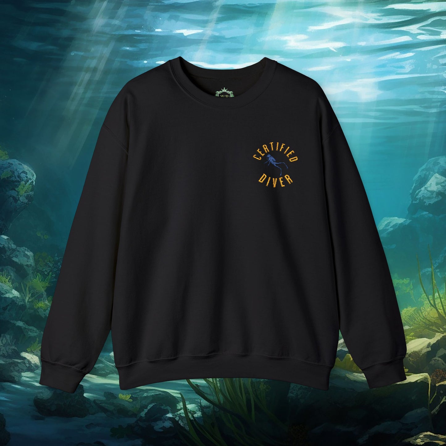 Certified Diver Embroidered Sweatshirt 