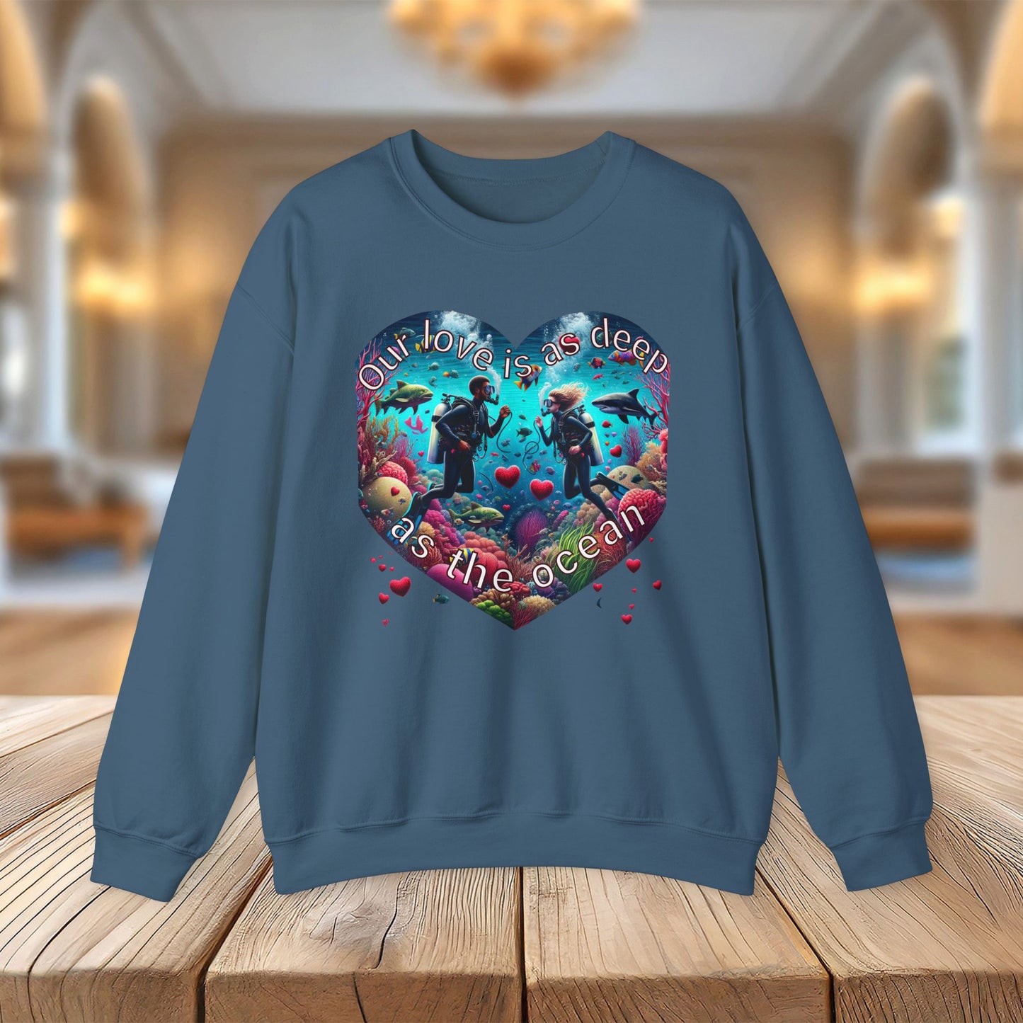 Valentine Day Heart Sweatshirt