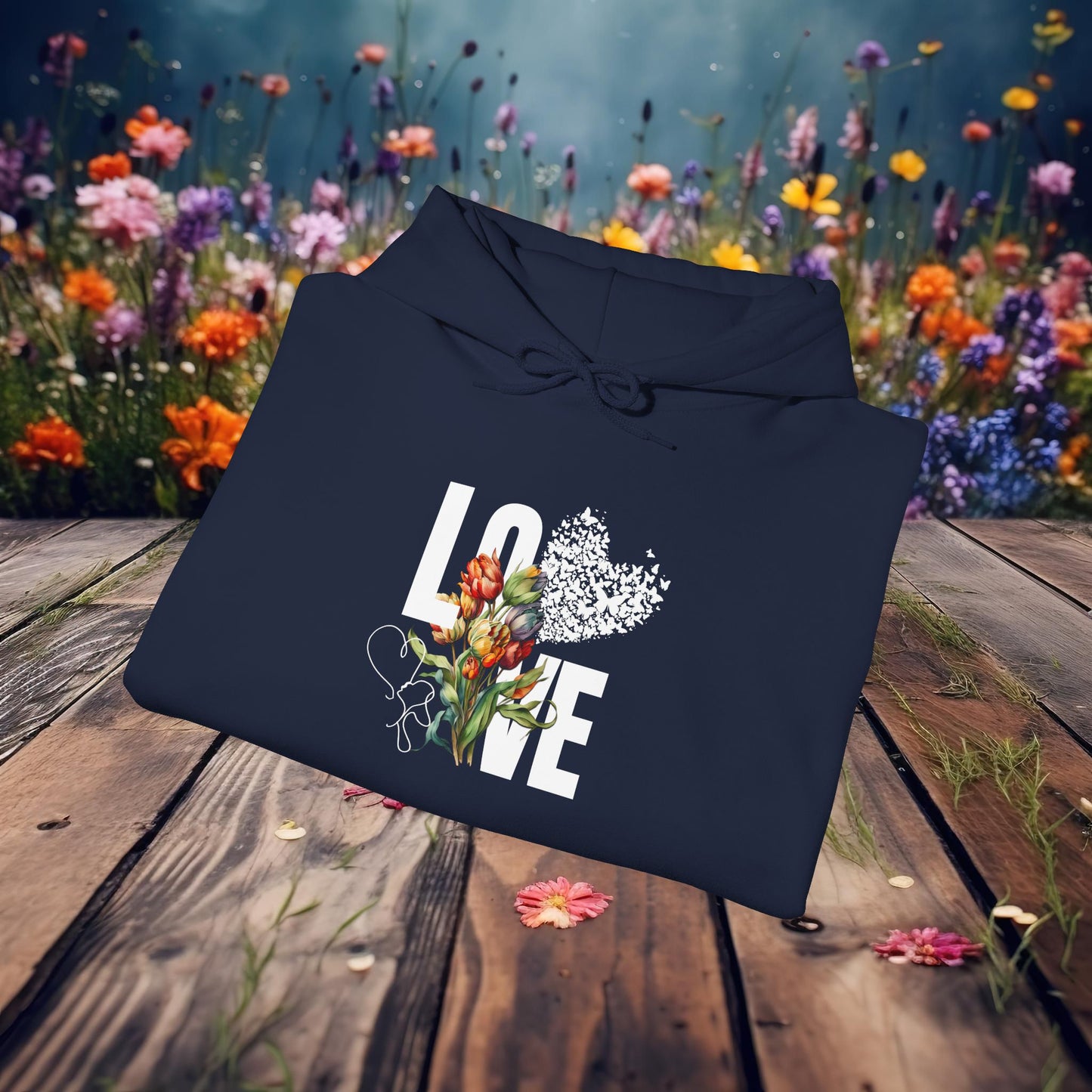 Love Hoodie - Unisex Hooded Sweatshirt for Nature Lovers