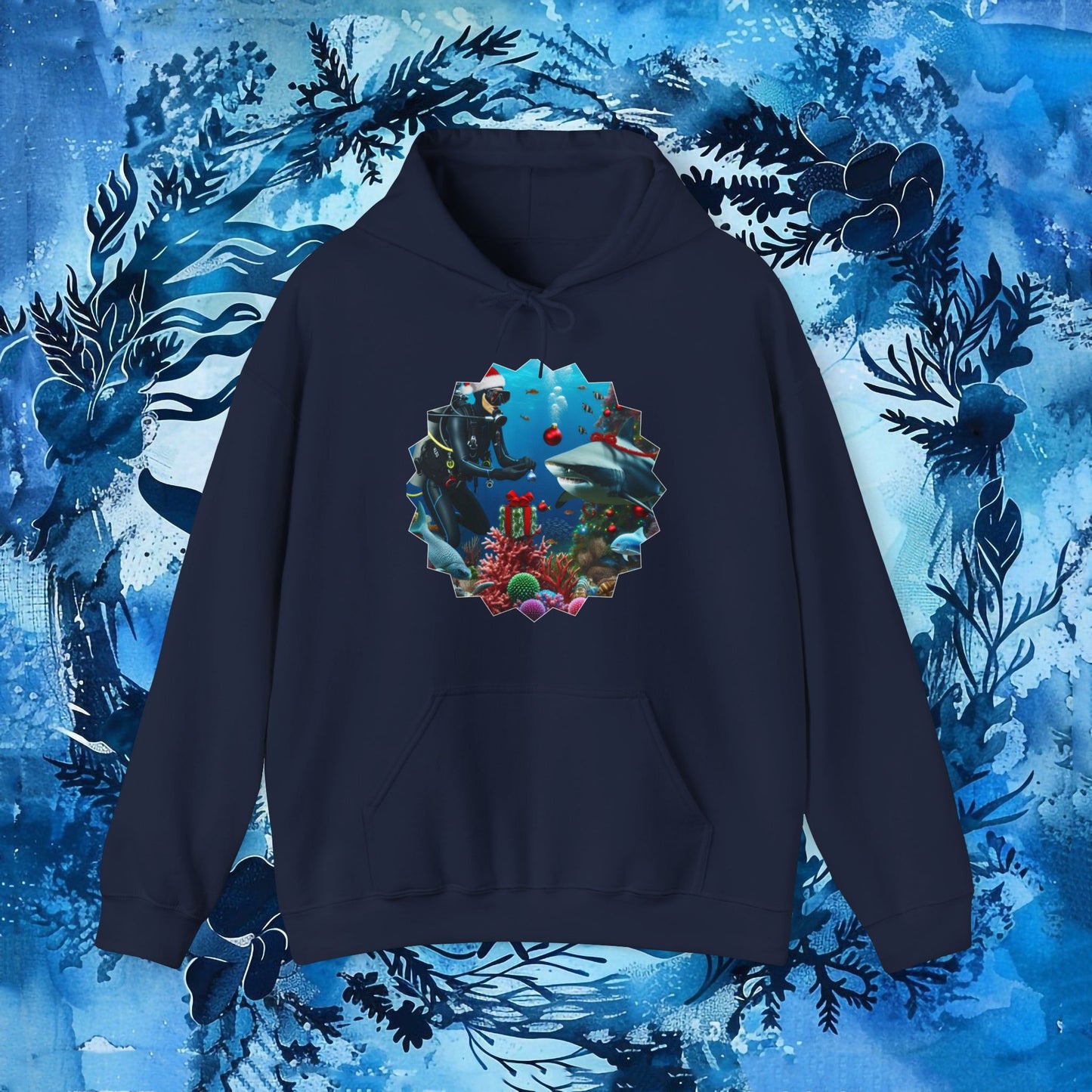 Scuba Diving Christmas Hoodie