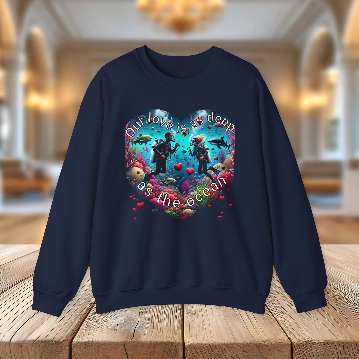 Valentine Day Heart Sweatshirt