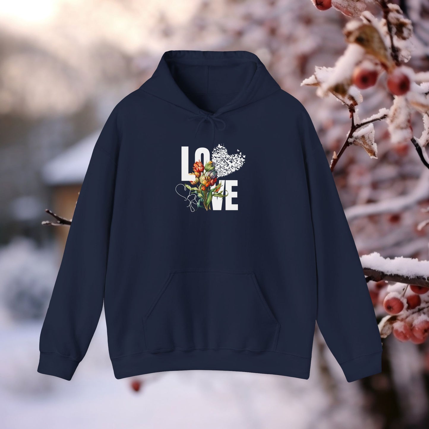 Love Hoodie - Unisex Hooded Sweatshirt for Nature Lovers