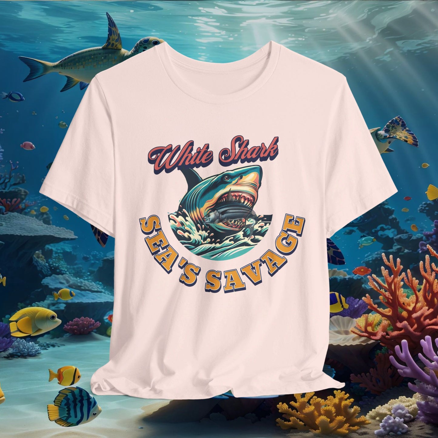 White Shark Sea's Savage T-Shirt 