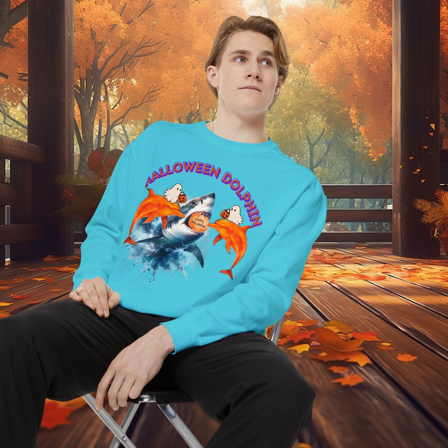 Halloween Dolphin Sweatshirt