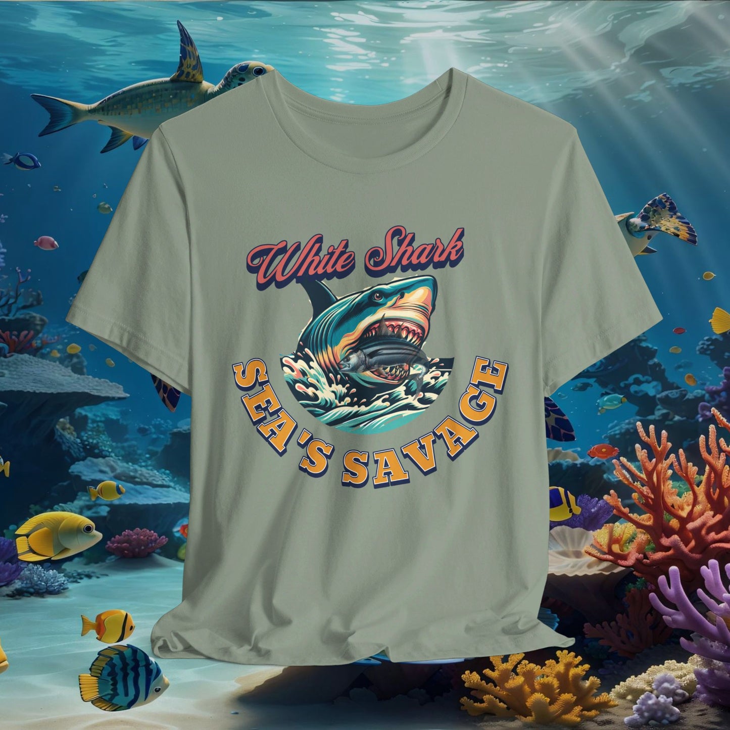 White Shark Sea's Savage T-Shirt 