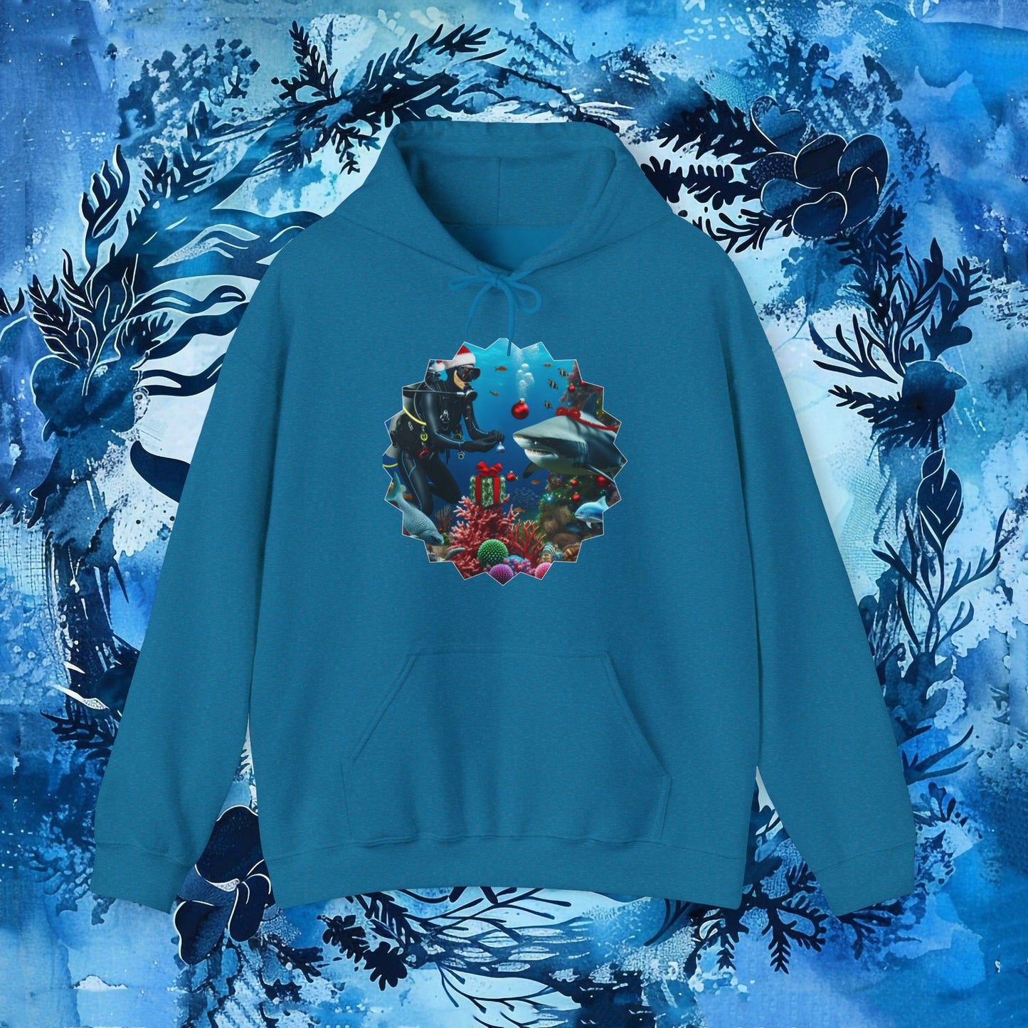 Scuba Diving Christmas Hoodie