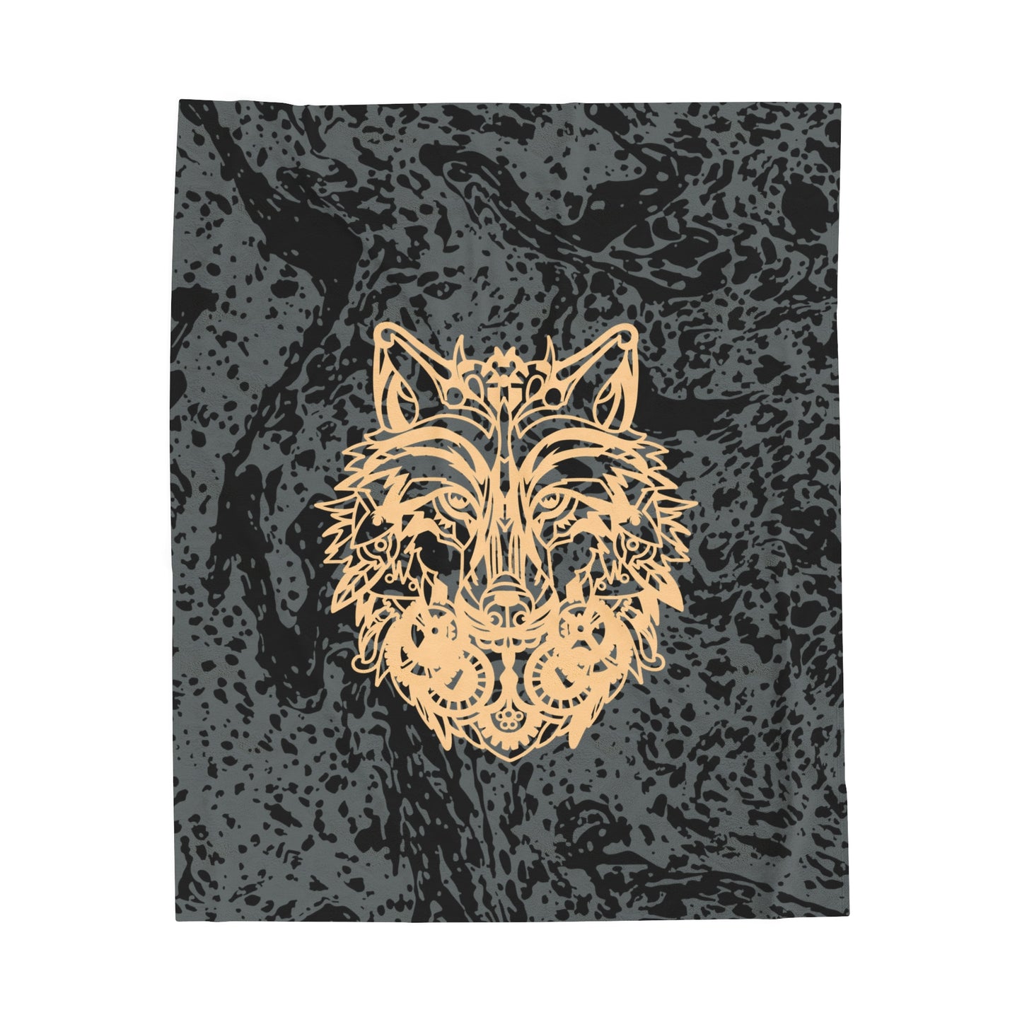 Wolf Velveteen Blanket