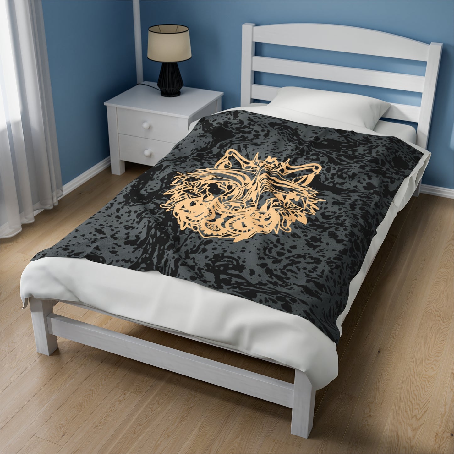 Wolf Velveteen Blanket