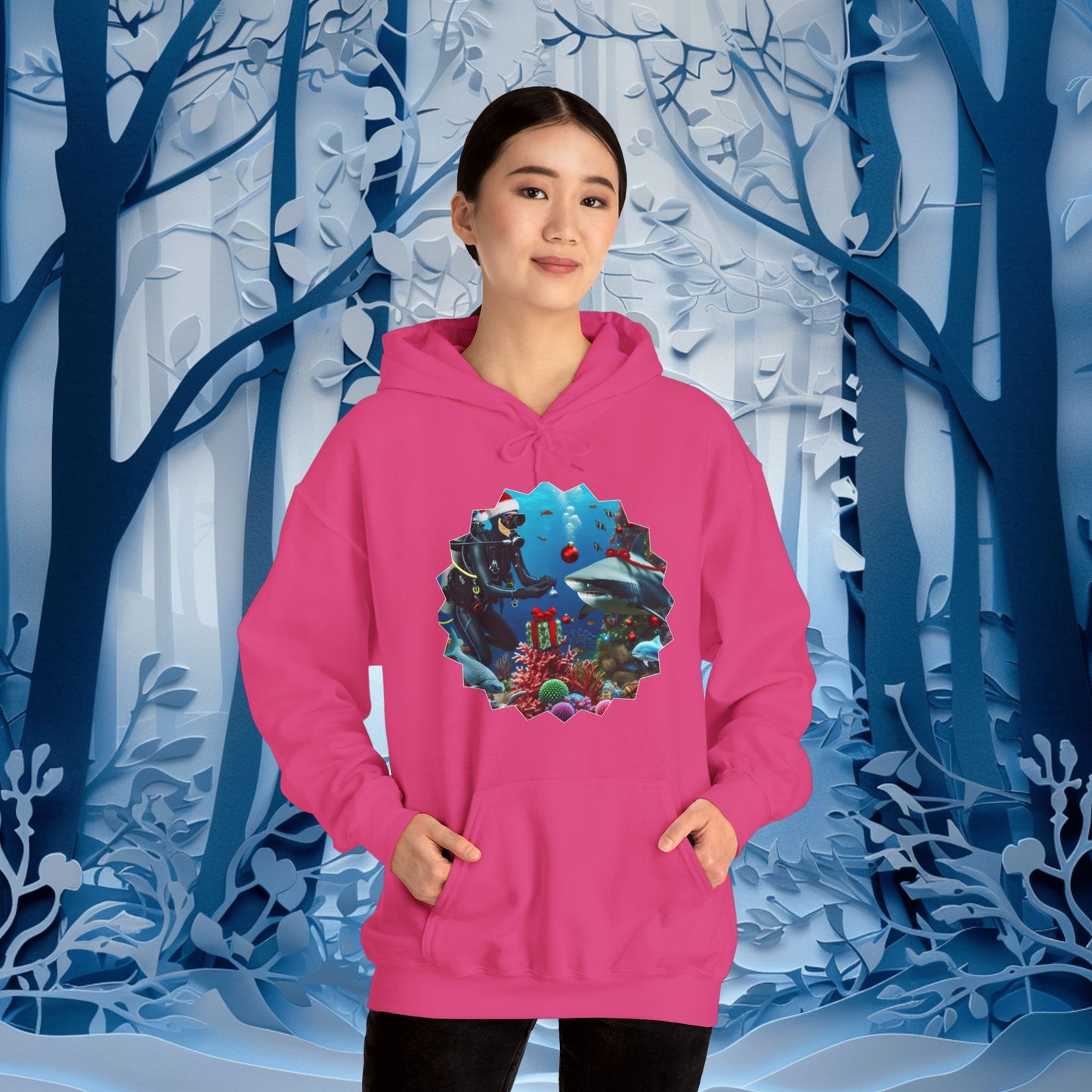 Scuba Diving Christmas Hoodie