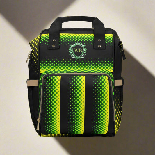 Neon Gradient Diaper Backpack