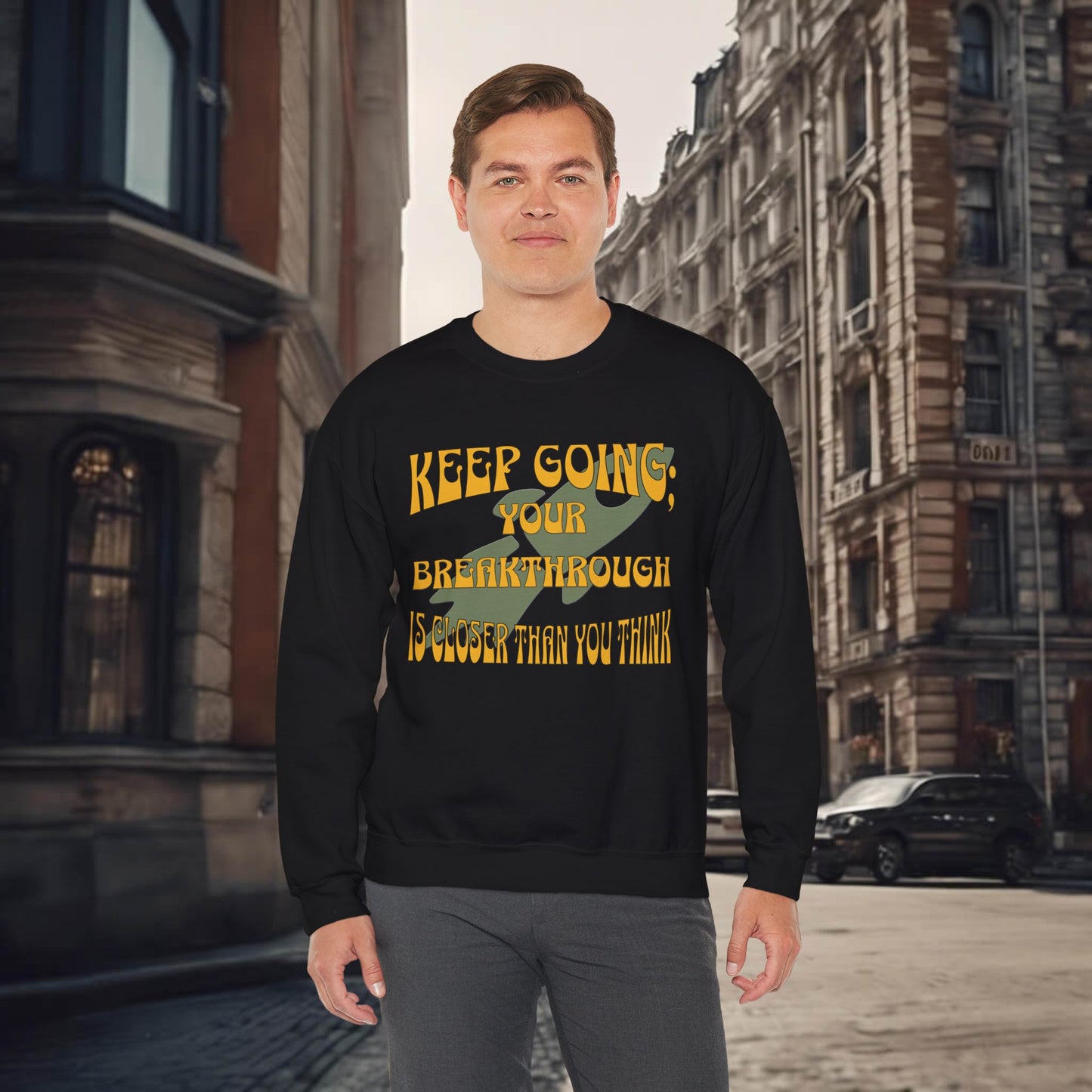 Motivational Quote Crewneck Sweatshirt | Inspirational Gifts USA