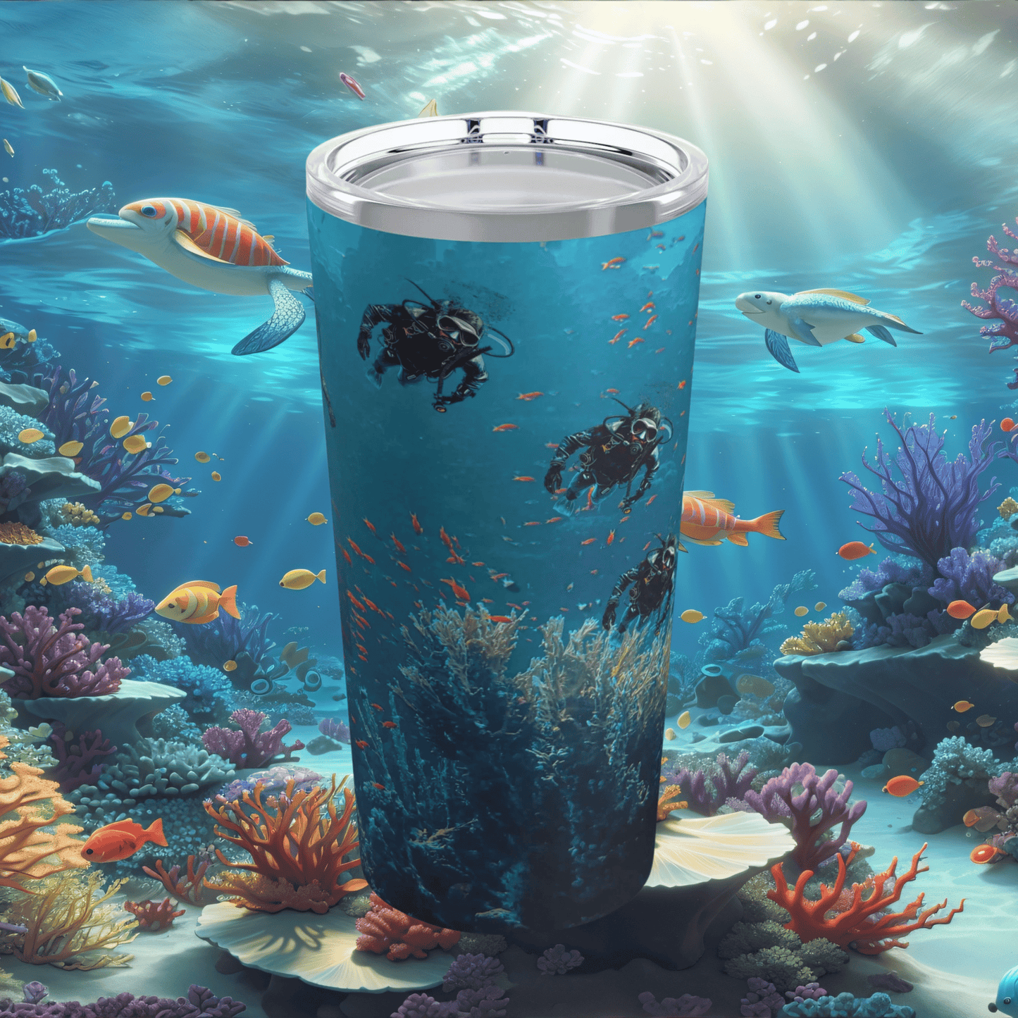 Scuba Diver Team Tumbler