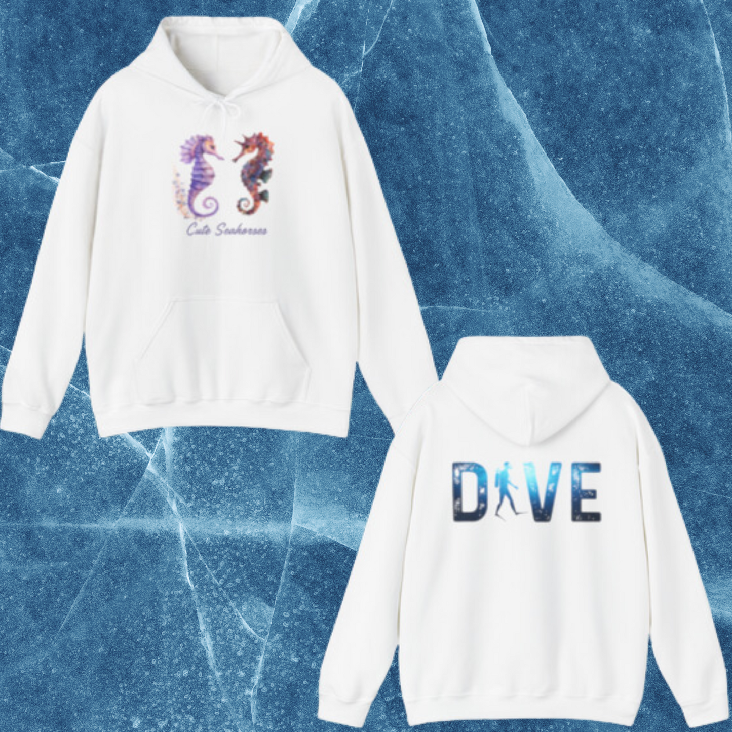 Dancing Seahorses Hooded Sweatshirt