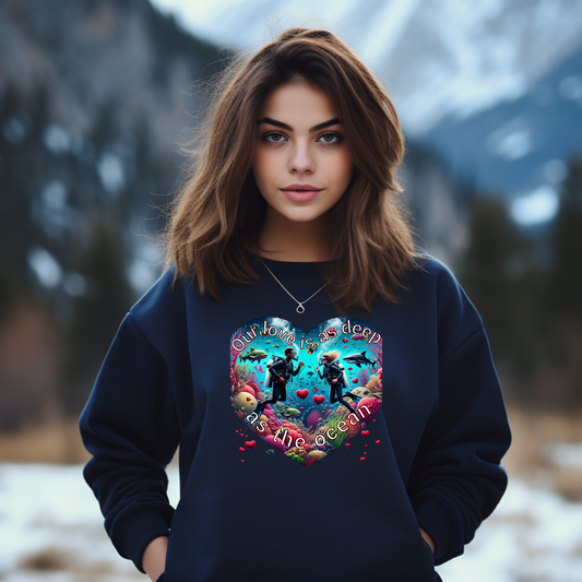 Valentine Day Heart Sweatshirt