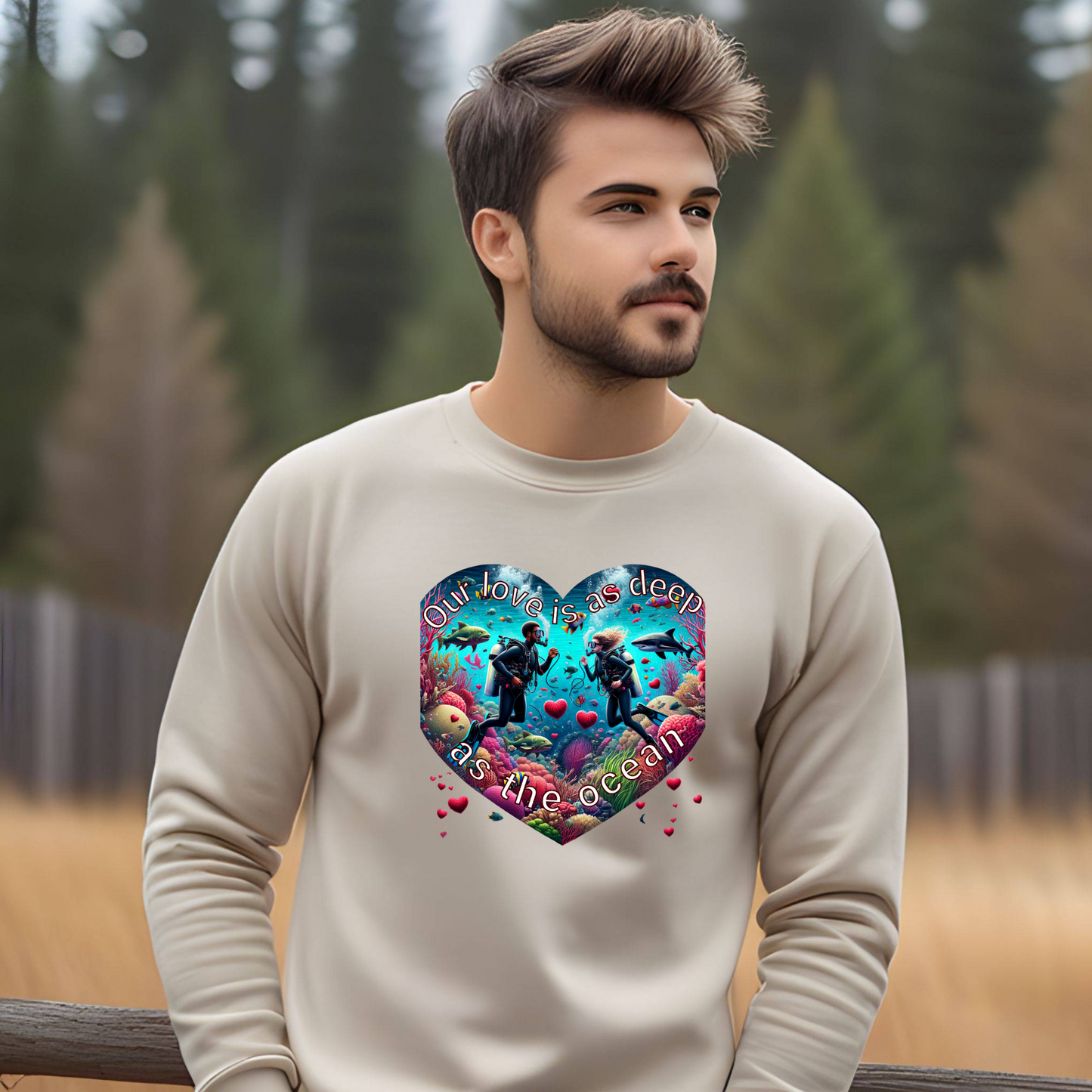 Valentine Day Heart Sweatshirt