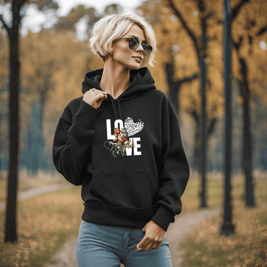 Love Hoodie - Unisex Hooded Sweatshirt for Nature Lovers