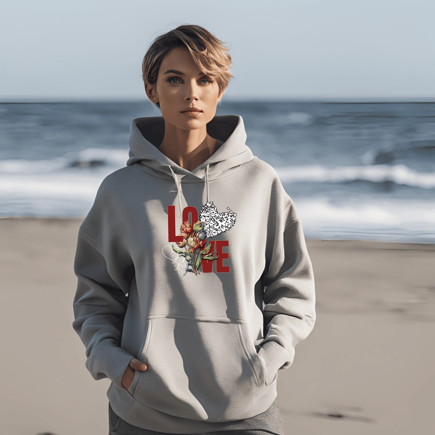 Love Hoodie - Unisex Hooded Sweatshirt for Nature Lovers