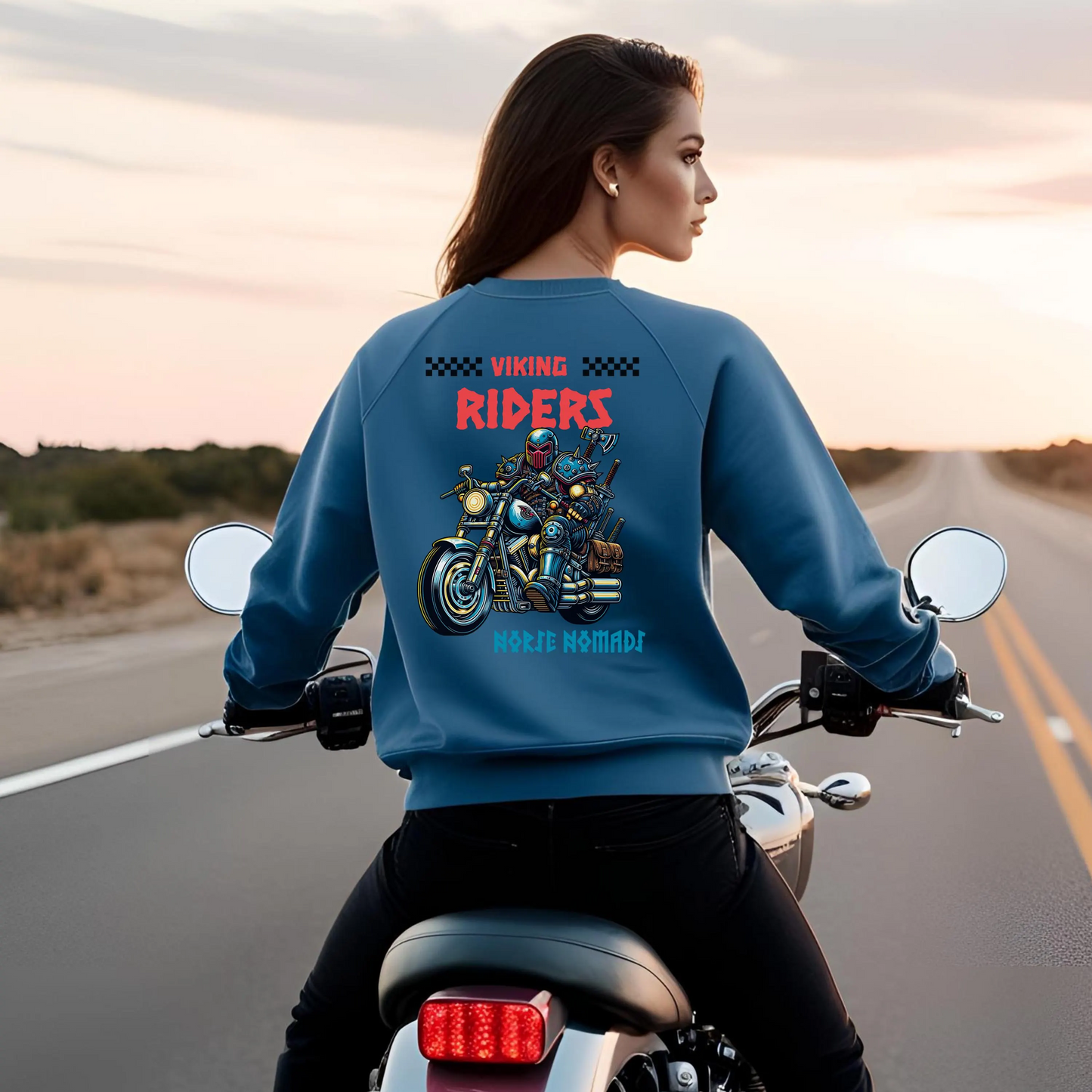 Viking Riders Unisex Crewneck Sweatshirt | Norse Mythology Jumper