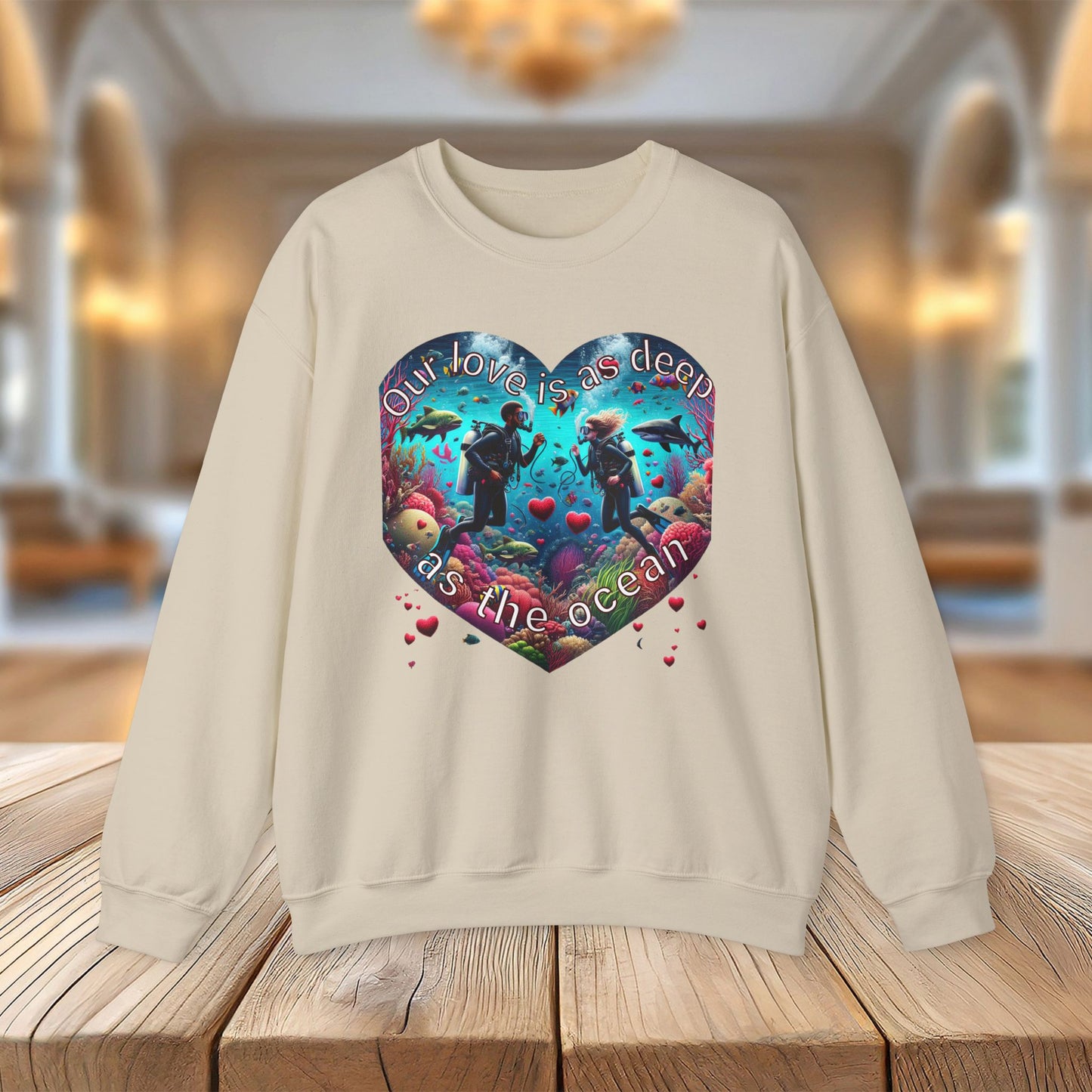 Valentine Day Heart Sweatshirt