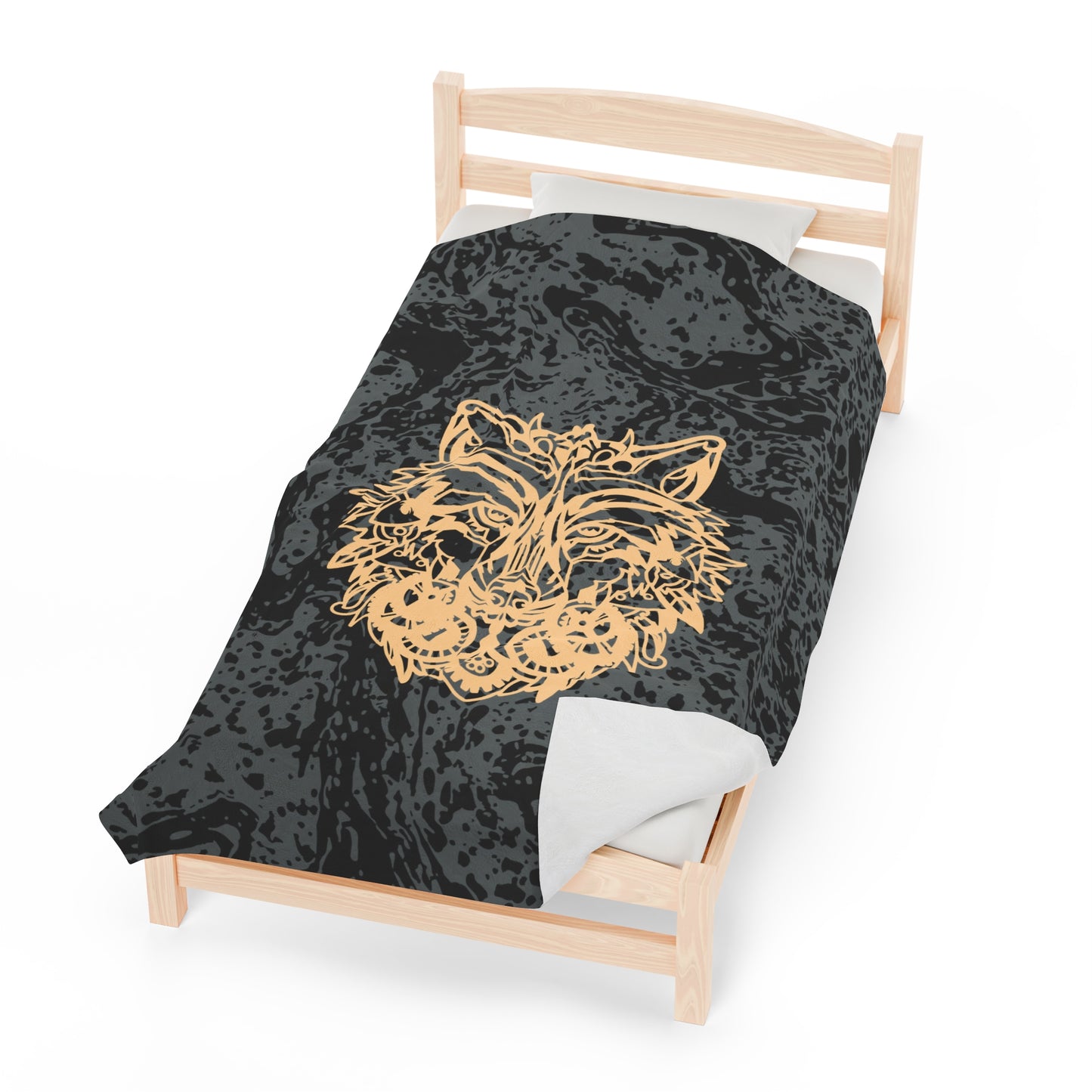 Wolf Velveteen Blanket