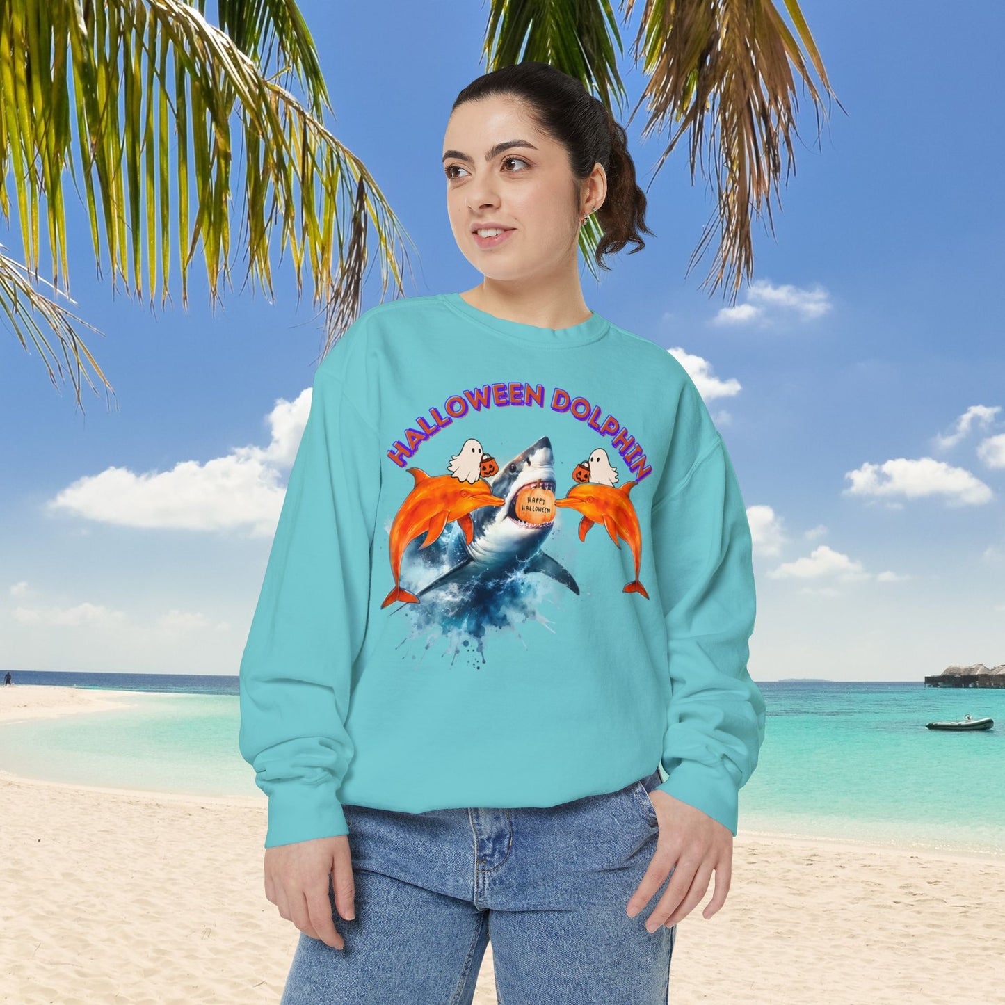 Halloween Dolphin Sweatshirt