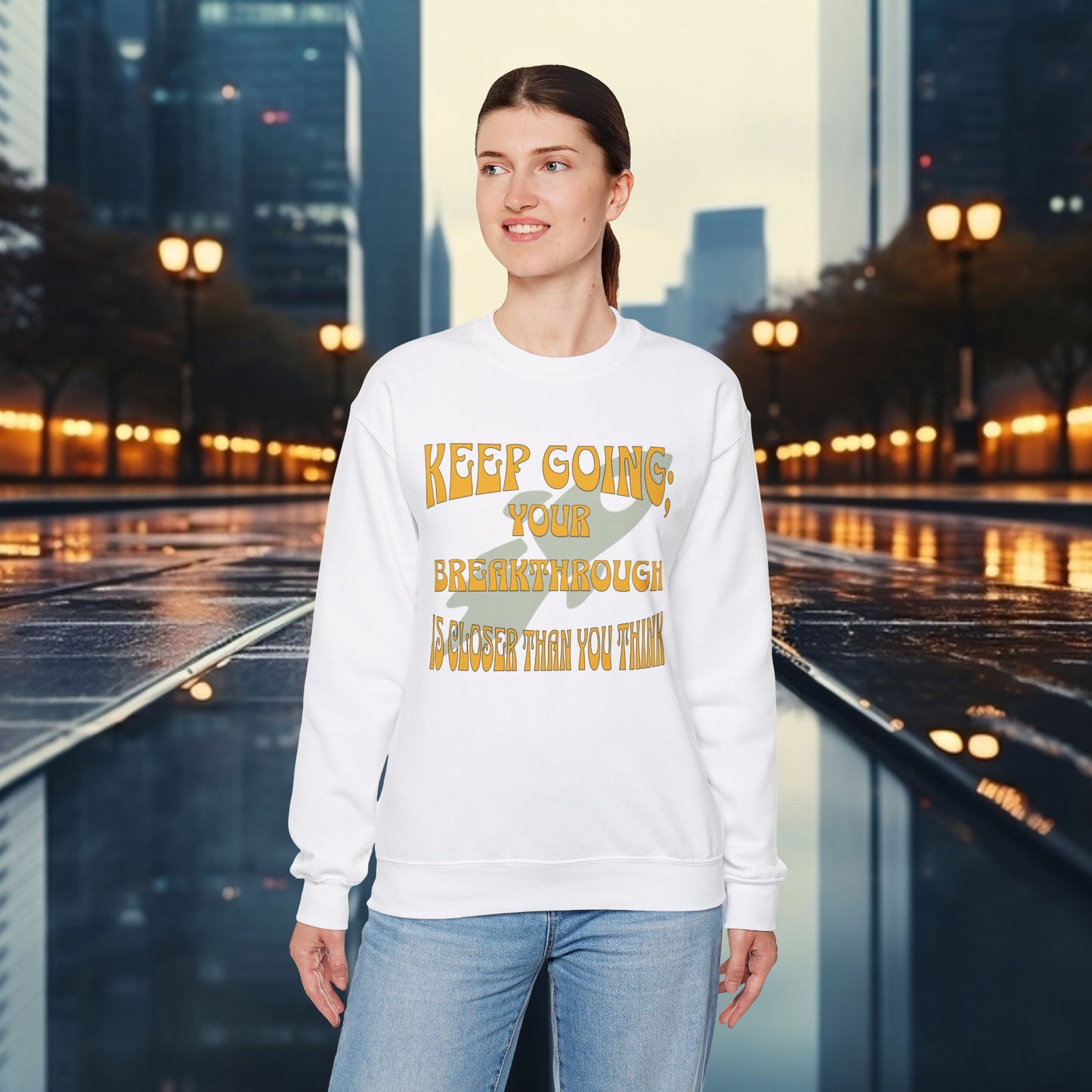 Motivational Quote Crewneck Sweatshirt | Inspirational Gifts USA