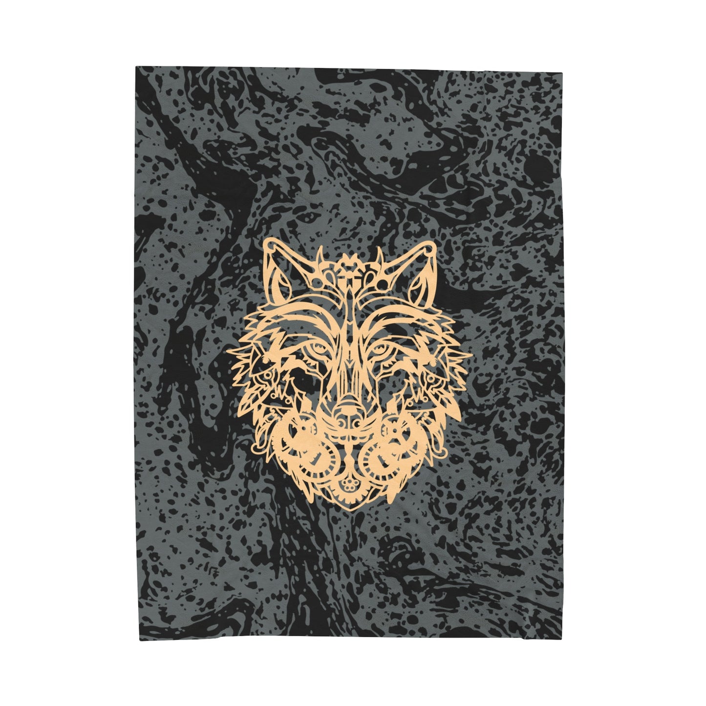 Wolf Velveteen Blanket