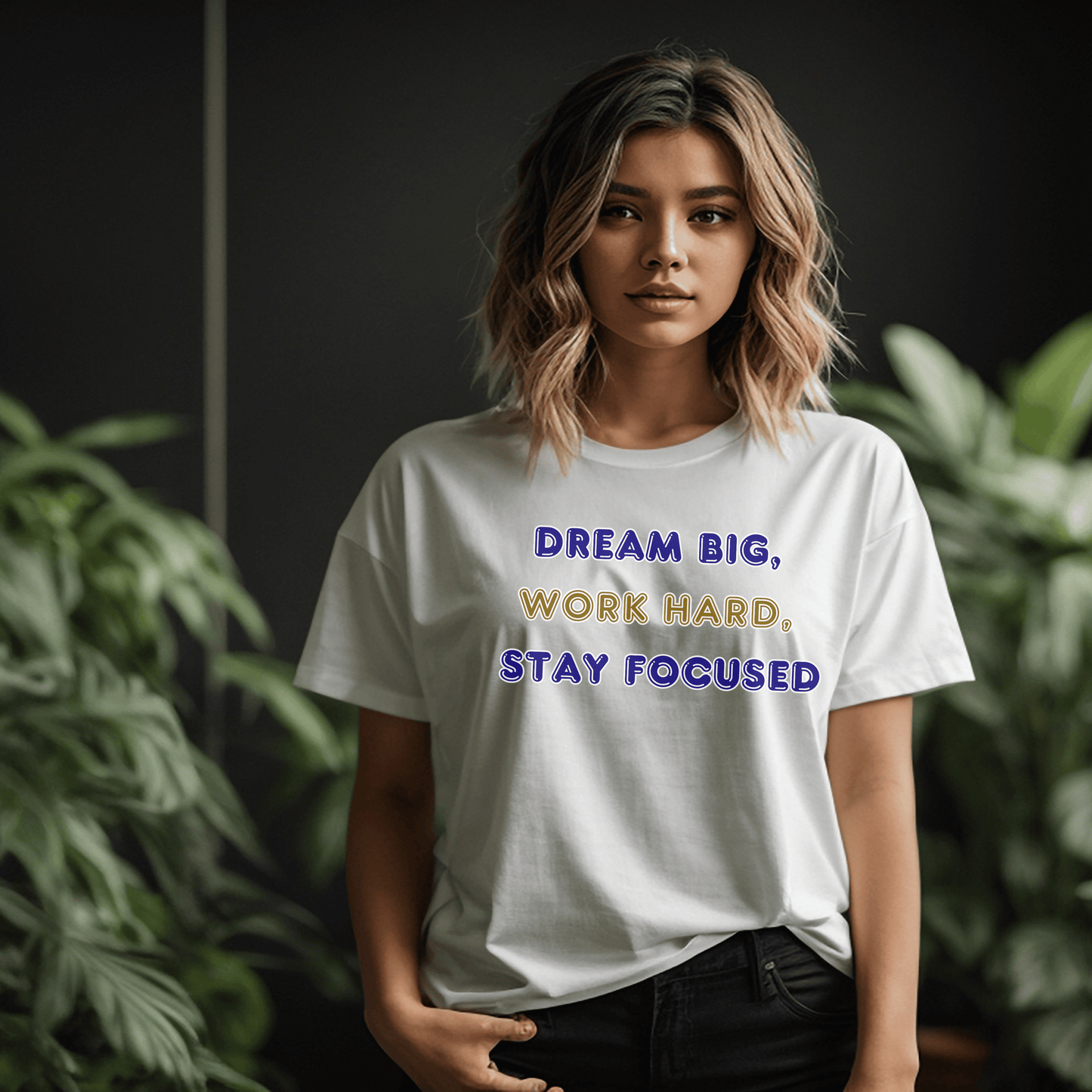 Dream Big Work Hard Stay Focused T-Shirt