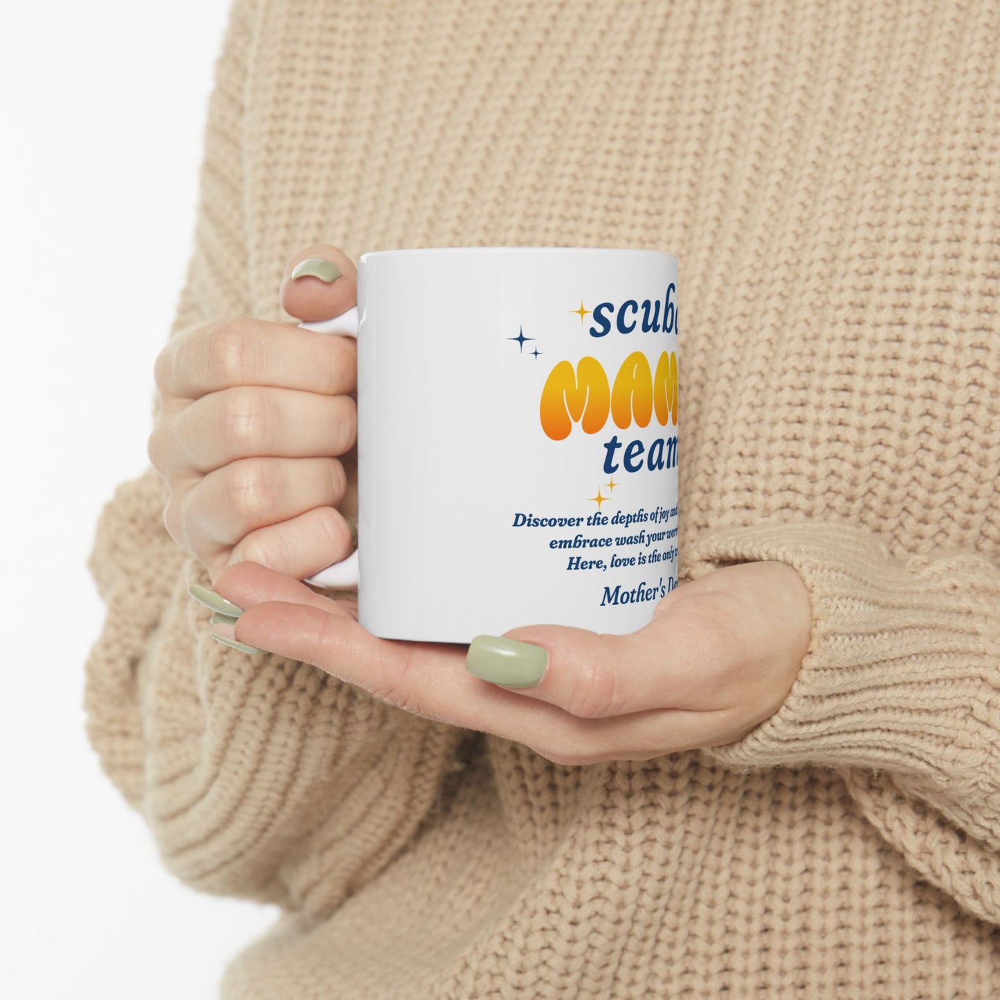 Scuba Mama Team Ceramic Mug - Perfect Gift for Mother's Day