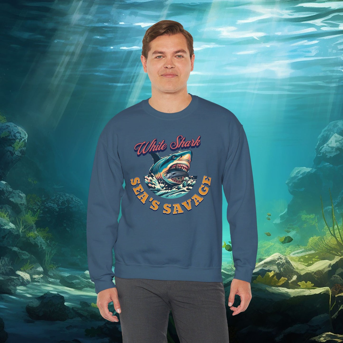 White Shark Savage Sweatshirt