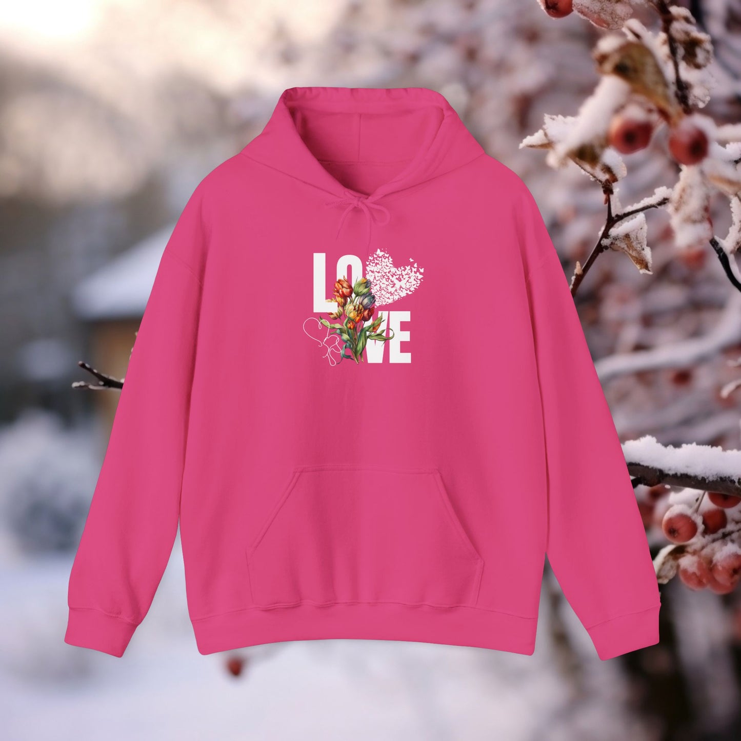 Love Hoodie - Unisex Hooded Sweatshirt for Nature Lovers