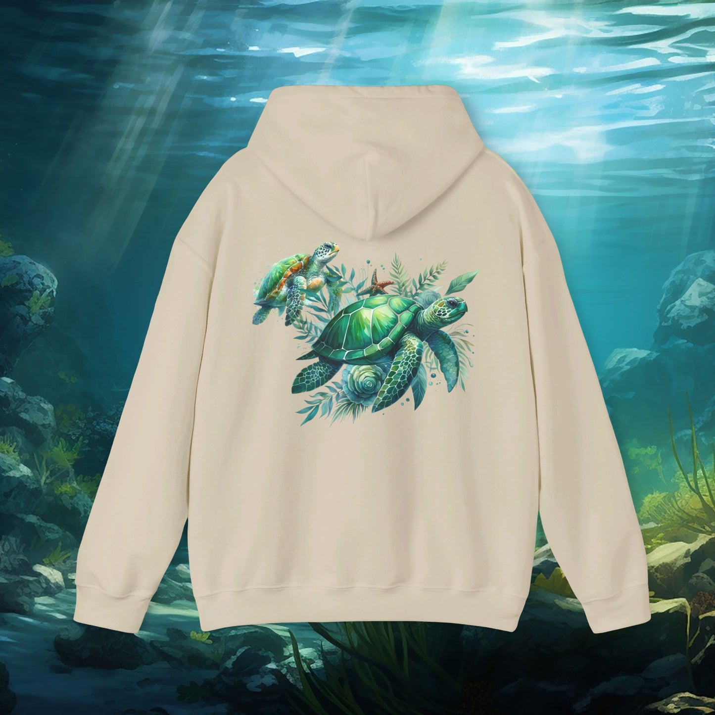 Sea Turtle Hooded Sweatshirt