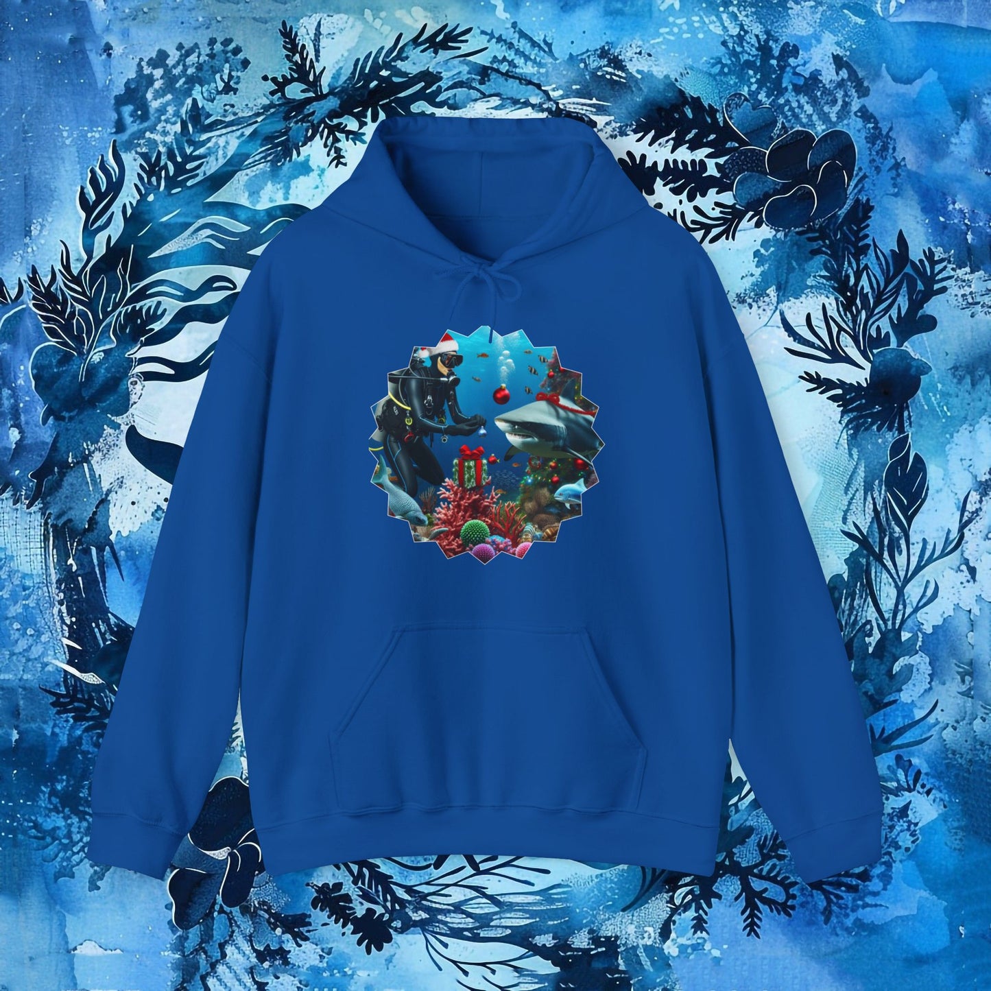 Scuba Diving Christmas Hoodie