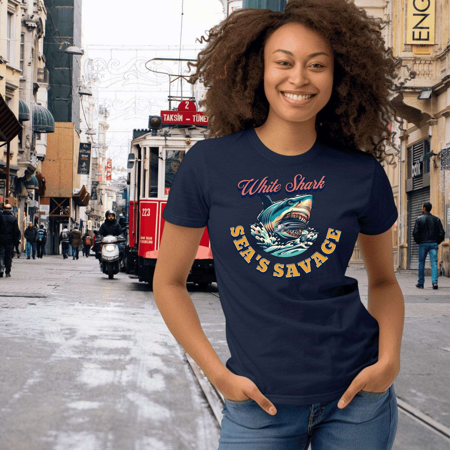 White Shark Sea's Savage T-Shirt 