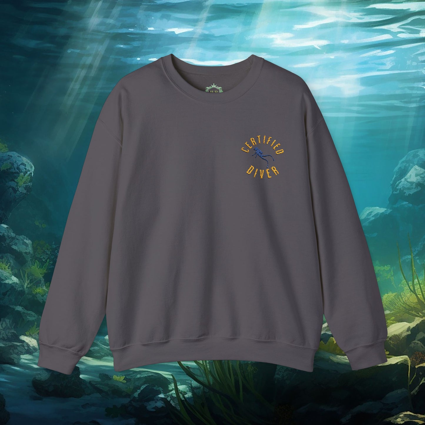 Certified Diver Embroidered Sweatshirt 