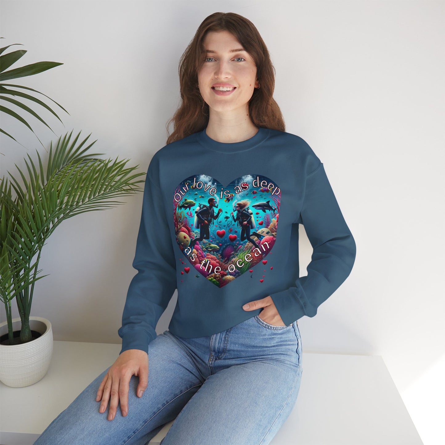 Valentine Day Heart Sweatshirt