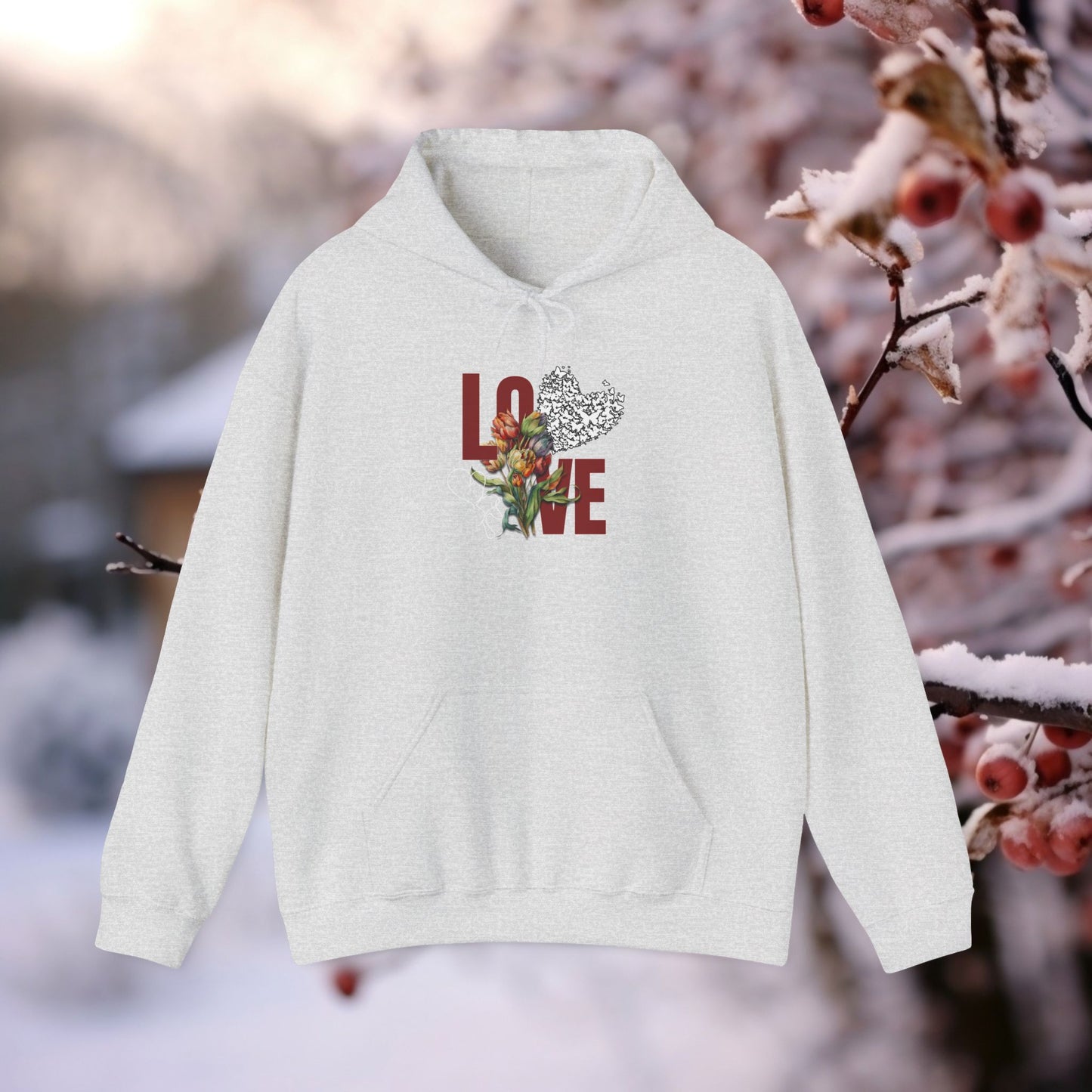 Love Hoodie - Unisex Hooded Sweatshirt for Nature Lovers