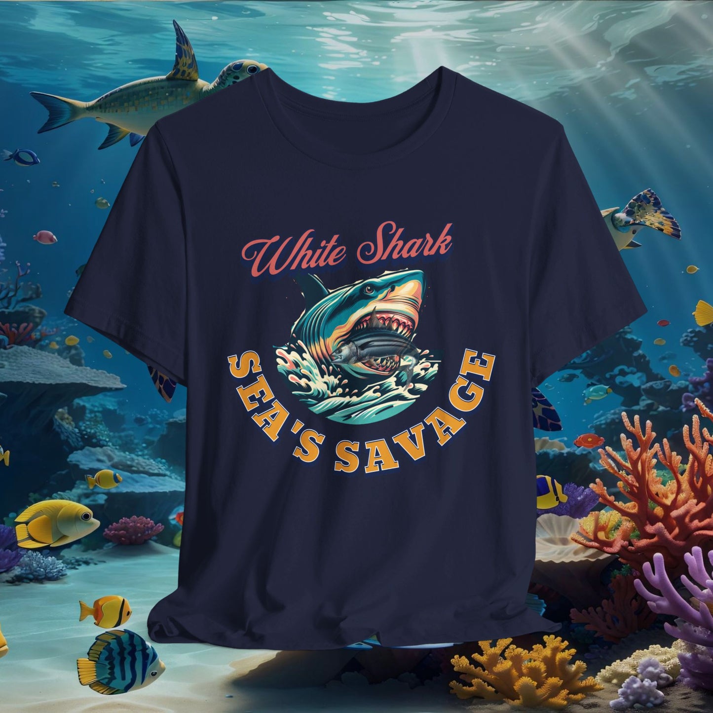 White Shark Sea's Savage T-Shirt 