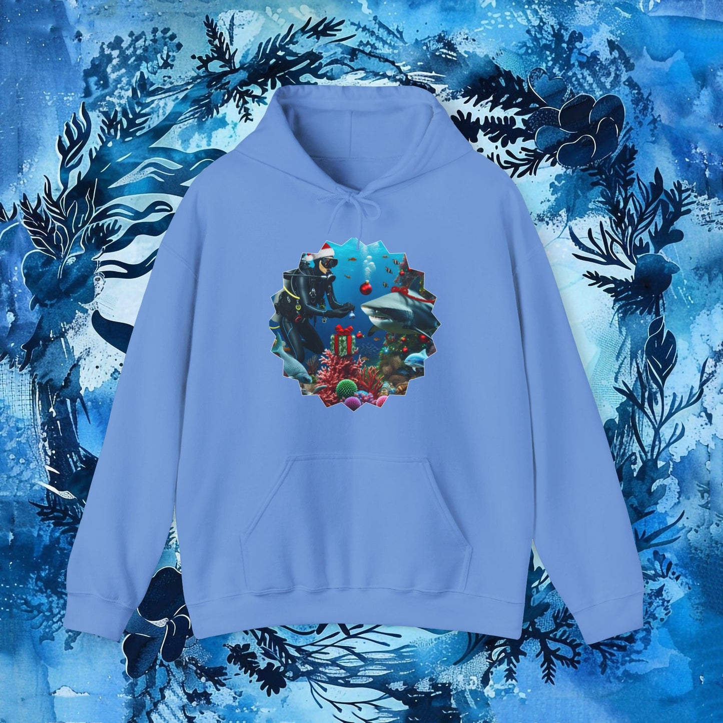 Scuba Diving Christmas Hoodie