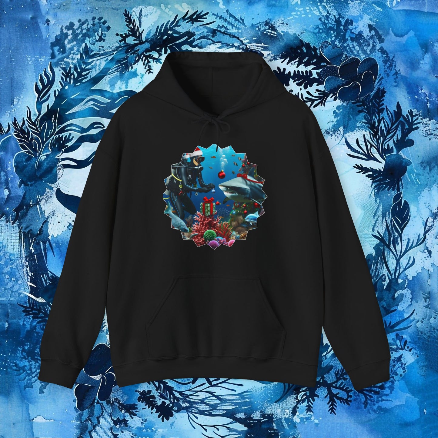 Scuba Diving Christmas Hoodie